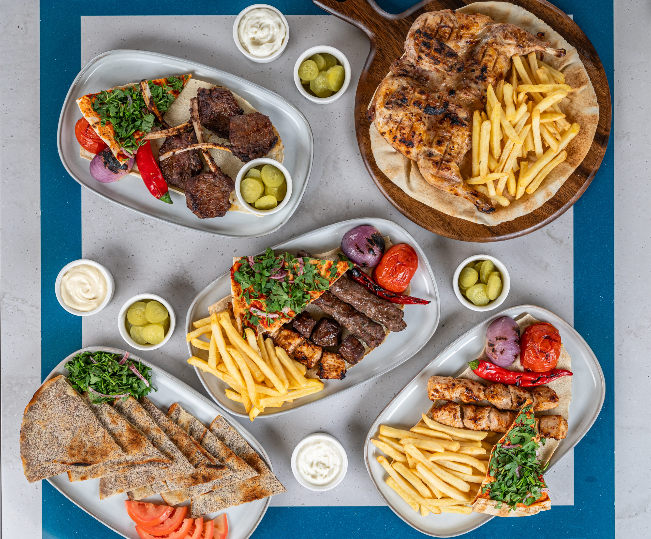 أسياخ مشوية